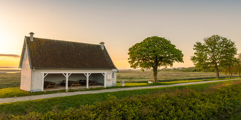 Vue aérienne de Saint-Valery-sur-Somme