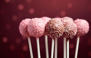 Delicate Pink Cake Pops