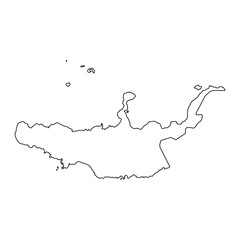 West New Britain Province map, administrative division of Papua New Guinea. Vector illustration.