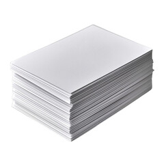 Stack of blank white paper for office use. Ideal for printing, copying, and note-taking. Clean and crisp sheets in a tall pile.