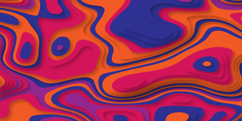 Multicolored papercut background. Abstract papercut style design for background. Modern background for placards, poster, banner, invitation, covers and other. Vector illustration.