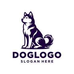 Dog logo, Dog logo design inspiration, dog logo template
