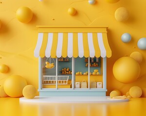 Interactive Online Pop up Shop Event with Limited Time Flashing Offers E Commerce and Digital Business Concept