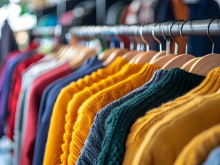 Obraz premium Customization Options in an Online Clothing Store Digital Commerce and E Business Concept