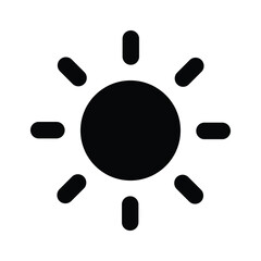 Brightness vector icon design in trendy style