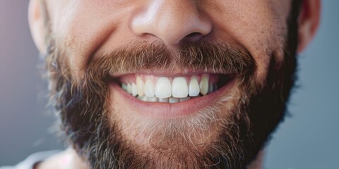 Obraz premium Close-Up of a Smiling Man