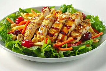 Asian-Inspired Grilled Chicken Salad Delight