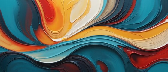 abstract fluid painting background