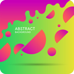 Composition with geometric shapes. Abstract background for design. A template for advertising in a modern style. Stylish illustration for the poster.