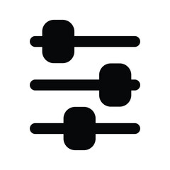 A trendy vector icon design of equalizer in editable style