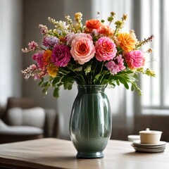 flowers in vase