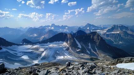 Obraz premium Spectacular Scenery from the Summit