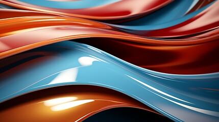 Abstract composition of intersecting lines and shapes, rendered in metallic tones against a minimalist background. Painting Illustration style, Minimal and Simple,