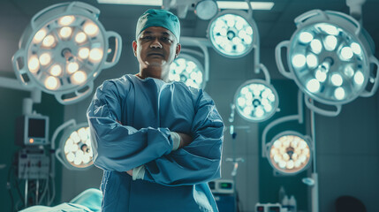 Surgeon in the surgery room