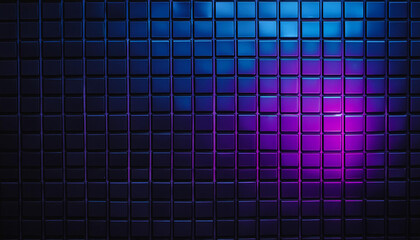 Ceramic Elegance, Dark Wall Accentuated by Blue and Purple Background
