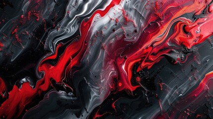 Background adorned with red and black colors