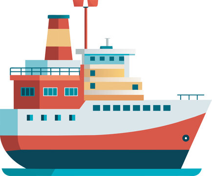 recommend clip art: ship boat isolated vector illustration