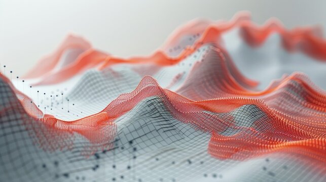 Line graph with shadow effects, giving a 3D impression for data depth. - Powered by Adobe