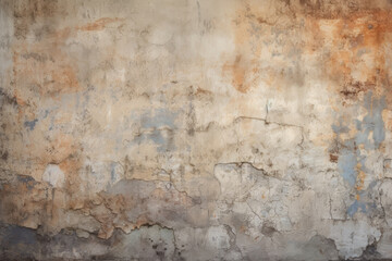 Processed collage of dirty brown concrete wall surface texture. Background for banner, backdrop