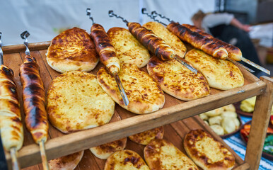 Georgian traditional khachapuri