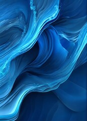 Abstract blue waves dynamic wallpaper,background