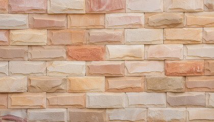 Fototapeta premium Old Marble Rock Beige Empty Wall Background