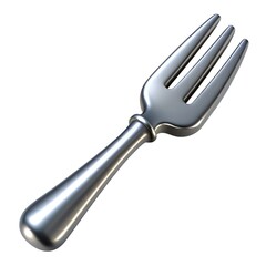 Fototapeta premium Shiny silverware reflects elegant dining experience Metal silver fork. Modern restaurant cuisine served with sleek stainless utensils. Luxury event celebrates fine gourmet meals Metal silver fork.
