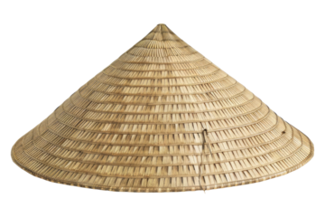 Crafting the conical hat isolated on transparent background
