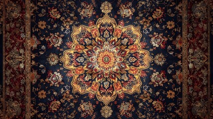 Beautiful oriental carpet. desktop wallpaper or just a background in high resolution