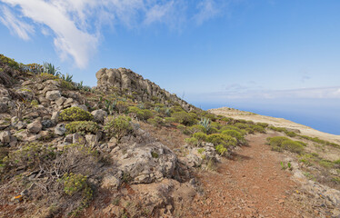 Landscapes of the Teno Rural Park, Tenerife, Canary Islands.