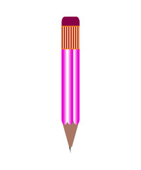 pencils isolated on white background