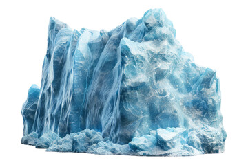Fototapeta premium Glacier isolated on transparent background