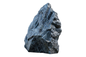 Heavy rock isolated on transparent background
