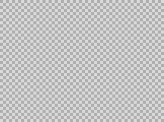 Seamless loopable abstract Transparent background. Transparent mesh. Checker chess board square grid vector illustrations, grid style transparent fake PNG background effect.