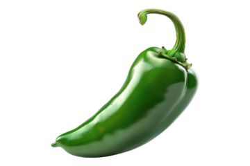 Mexican pepper isolated on transparent background
