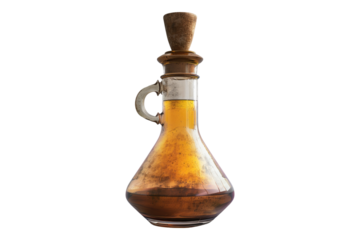 Potion bottle isolated on transparent background
