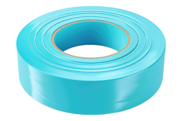PTFE tape for sealing isolated on transparent background