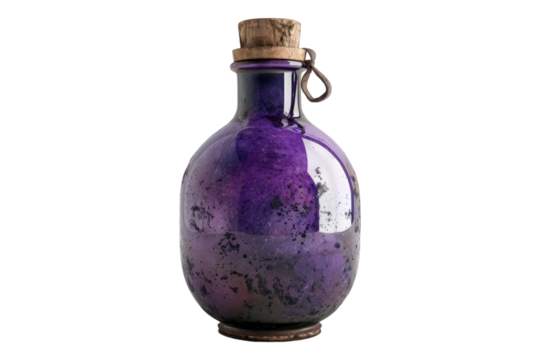 Potion bottle isolated on transparent background