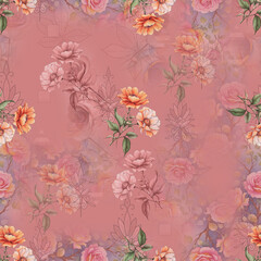 pattern with flowers