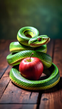apple and snake