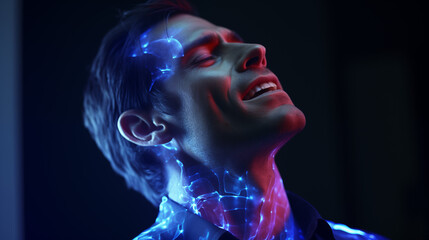 Neon Neural Network Simulation