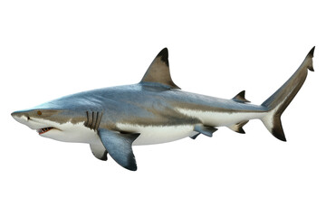 Shark isolated on transparent background
