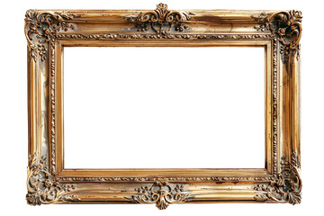 Elegant vintage frame with intricate details and a rustic finish. Perfect for art, photography, and interior decor projects.