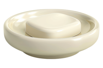 Soap dish isolated on transparent background