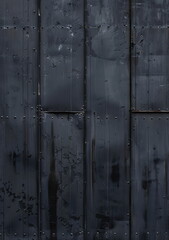 Black metal door texture