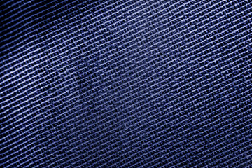 Closeup of blue-purple textured cloth background