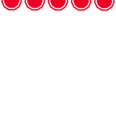 Obraz premium Indonesia Flag Header