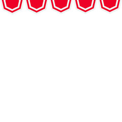 Obraz premium Indonesia Flag Header