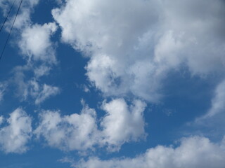 blue sky with clouds
небо с облаками