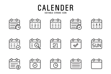 Calendar icon vector for web and mobile app. Calender sign and symbol. Schedule icon symbol